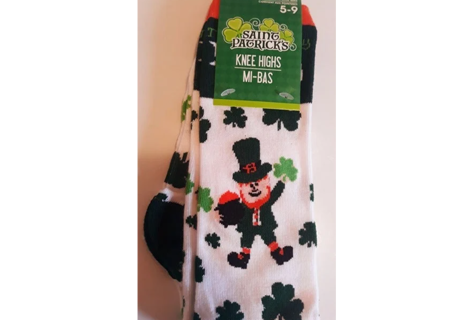 Leprechaun St. Patrick's Day Socks