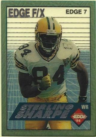 1994 COLLECTORS EDGE STERLING SHARPE ACETATE CARD