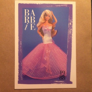 1990 Mattel Barbie Large Collector Card ~ First Edition, No. 234