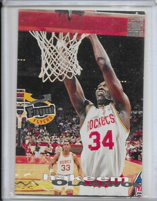 Hakeem Olajuwon 1993-94 Stadium Club Frequent Flyers #348