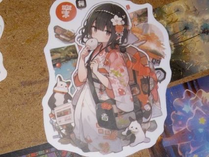 Anime Cool new one vinyl lab top sticker no refunds regular mail high quality!