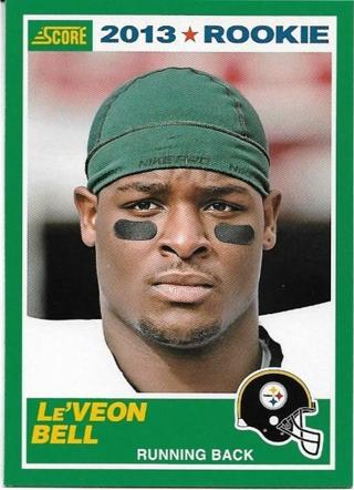2013 SCORE LEVEON BELL ROOKIE CARD