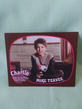 Charlie & The Chocolate Factory mini Trading Card