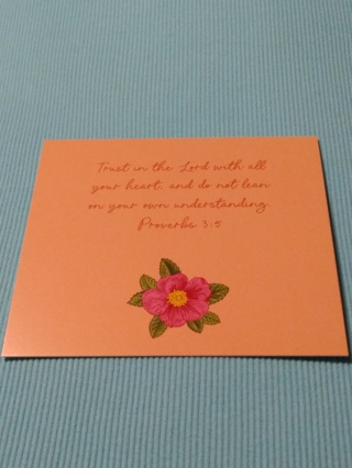 Verse & Prayer Card - Proverbs