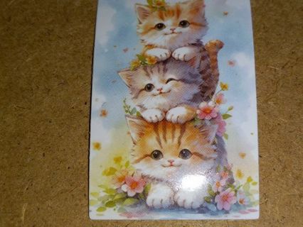 Cat Cute one vinyl sticker no refunds regular mail Win 2 or more get bonus