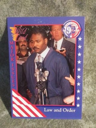 Decision 92 Presidential Trading Card # 81