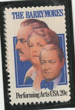 1982 USA Stamp, The Barrymores