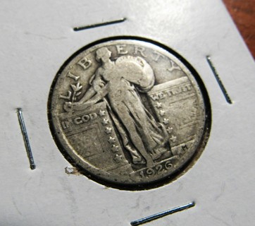  ✶✶ 1926 STANDING LIBERTY QUARTER ✶✶ **90% SILVER**