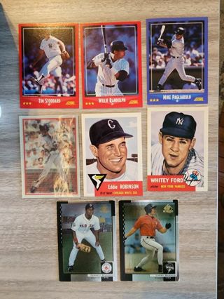 8 Baseball Cards