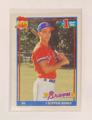 Chipper Jones 1991 Topps rookie card