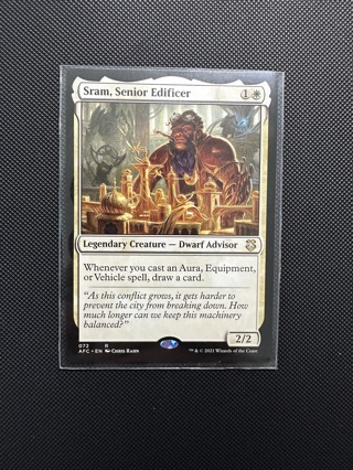 Sram Senior Edificer Commander Magic the Gathering Card