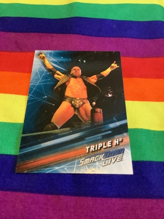 WWE 2019 Topps Smackdown Live Collectible Wrestling Card #59 Triple H