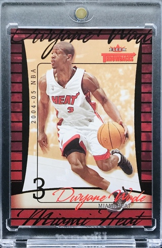 Dwyane Wade - 2004-05 Fleer Throwbacks #54 - Miami Heat [AA084]