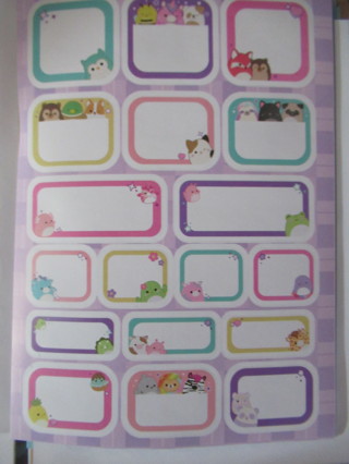 FANTASTIC new stickers.  SUPER Colorful & Decorative NOTES TO SELF  stickers ~~ So cute!!