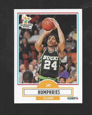 1990 FLEER JAY HUMPHRIES #105