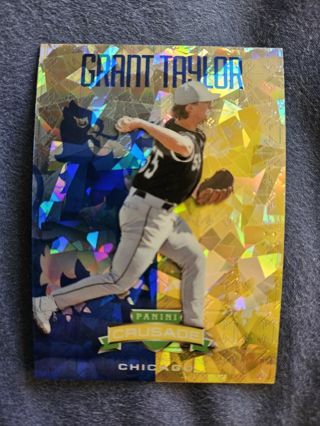 2024 Panini Crusade Cracked Ice Blue Grant Taylor