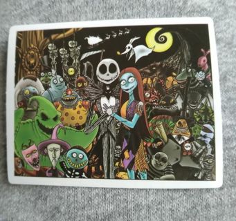 3 Nightmare Before Christmas stickers Included