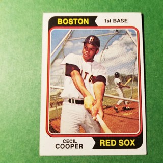 1974 - TOPPS BASEBALL CARD NO. 523 - CECIL COOPER - RED SOX