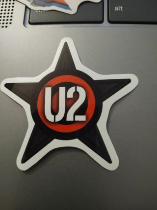 U2 band Bono vinyl laptop computer water bottle sticker for Xbox PlayStation 4