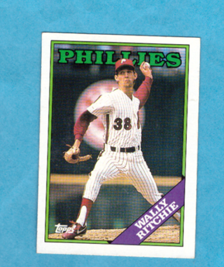 Wally Ritchie 1988 Topps Philadelphia Phillies