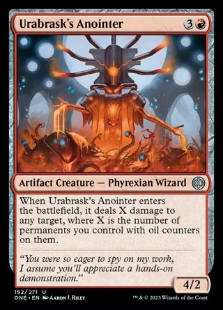  Urabrask's Anointer - Foil MTG Phyrexia: All Will Be One NM Magic Foil