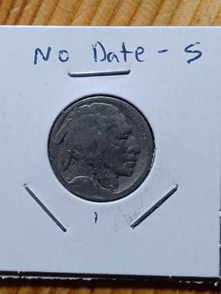 No Date S Mint Mark Buffalo Nickel! 1.4