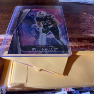 2022 sage will Mallory football card 