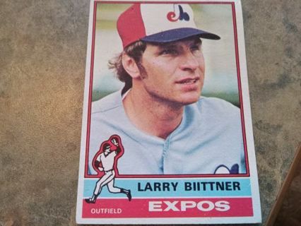 1976 TOPPS LARRY BIITTNER MONTREAL EXPOS BASEBALL CARD# 238