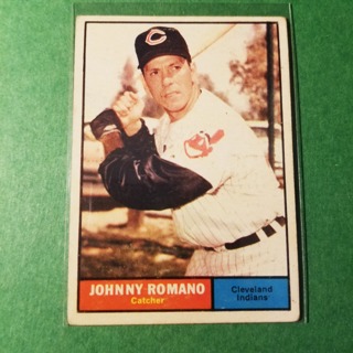 1961 - TOPPS BASEBALL CARD NO. 5 - JOHNNY ROMANO - INDIANS