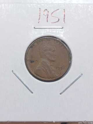 1951 Lincoln Wheat Penny! 26