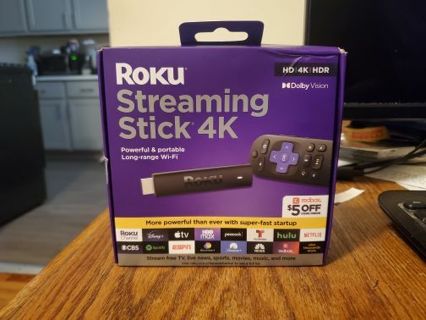 Roku Streaming Stick 4K Brand New Factory Sealed