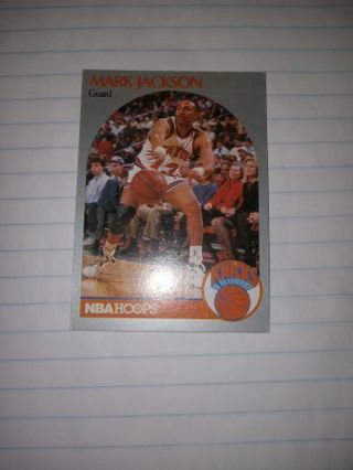 1990 NBA Hoops Knicks Mark Jackson Basketball Card