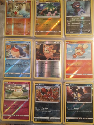 set of 9 pokemon cards free shipping