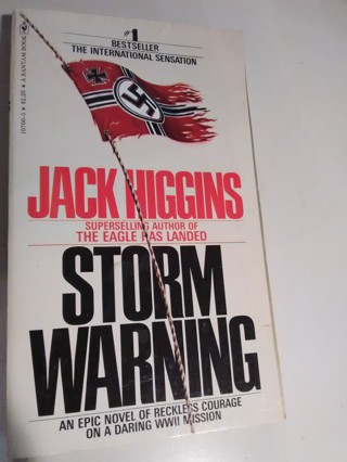 Storm Warning by Jack Higgins - Paperback (1976)