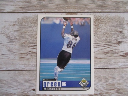 Upper deck Eric Green TE football trading card number 298