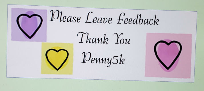 1 Sheet Feedback stickers