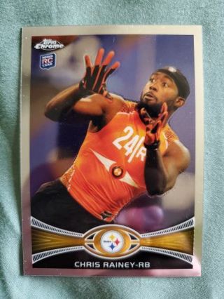 2012 Topps Chrome Rookie Chris Rainey