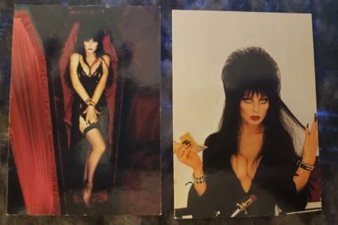 1996 Elvira, Mistress Of The Dark, #5 & #6 Collector Cards Lot of (2)