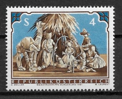 1981 Austria Sc1198 Christmas MNH