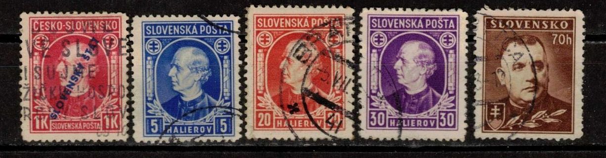 Slovakia Stamps from 1939