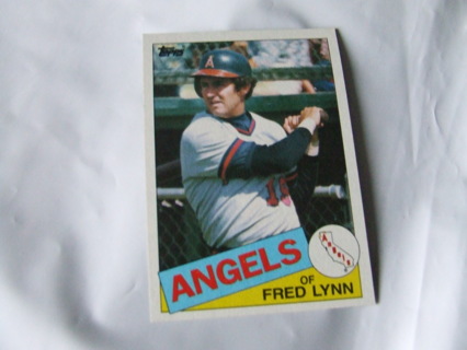 1985 Fred Lynn California Angels Topps Card #220