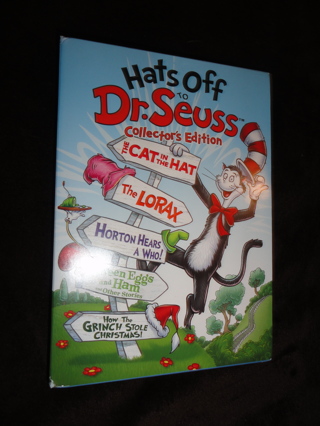 Hats Off To Dr Seuss Collector's Edition DVD Set Animated 5 Films/Movies Family Friendly