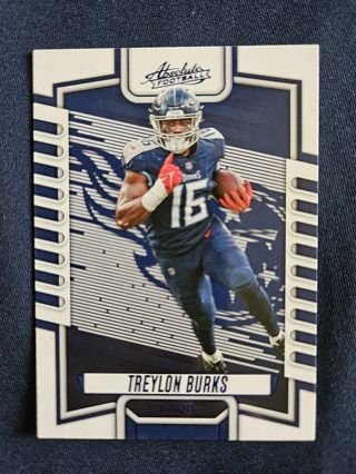 2023 Panini Absolute Blue Treylon Burks