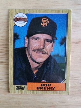 87 Topps Bob Brenly #125