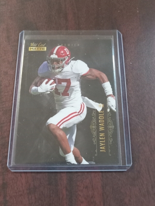 Jaylen waddle *Rookie 2021 Wild Card Matte Premier #MBC-12