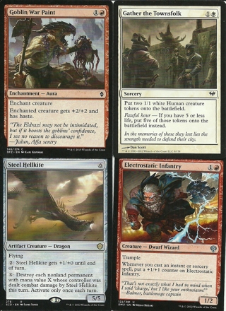 MTG Electrostatic Infantry (122) Dominaria United (U)Steel Hellkite -  278 - Rare & More 