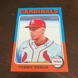 2024 Topps Heritage - [Base] #436 Tommy Edman