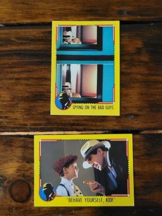 1990 Dick Tracy trading cards.