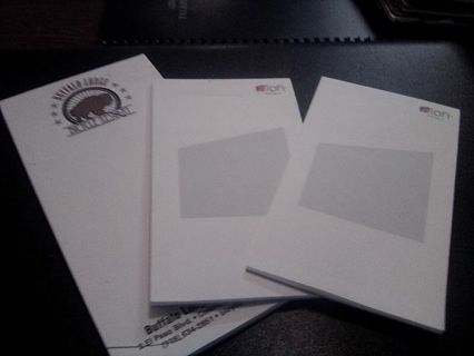 3 collectible hotel notepads