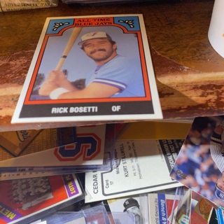 1986 tcma all time blue jays Rick Bosetti baseball card 